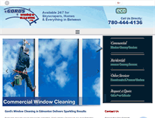 Tablet Screenshot of gordswindowclean.com